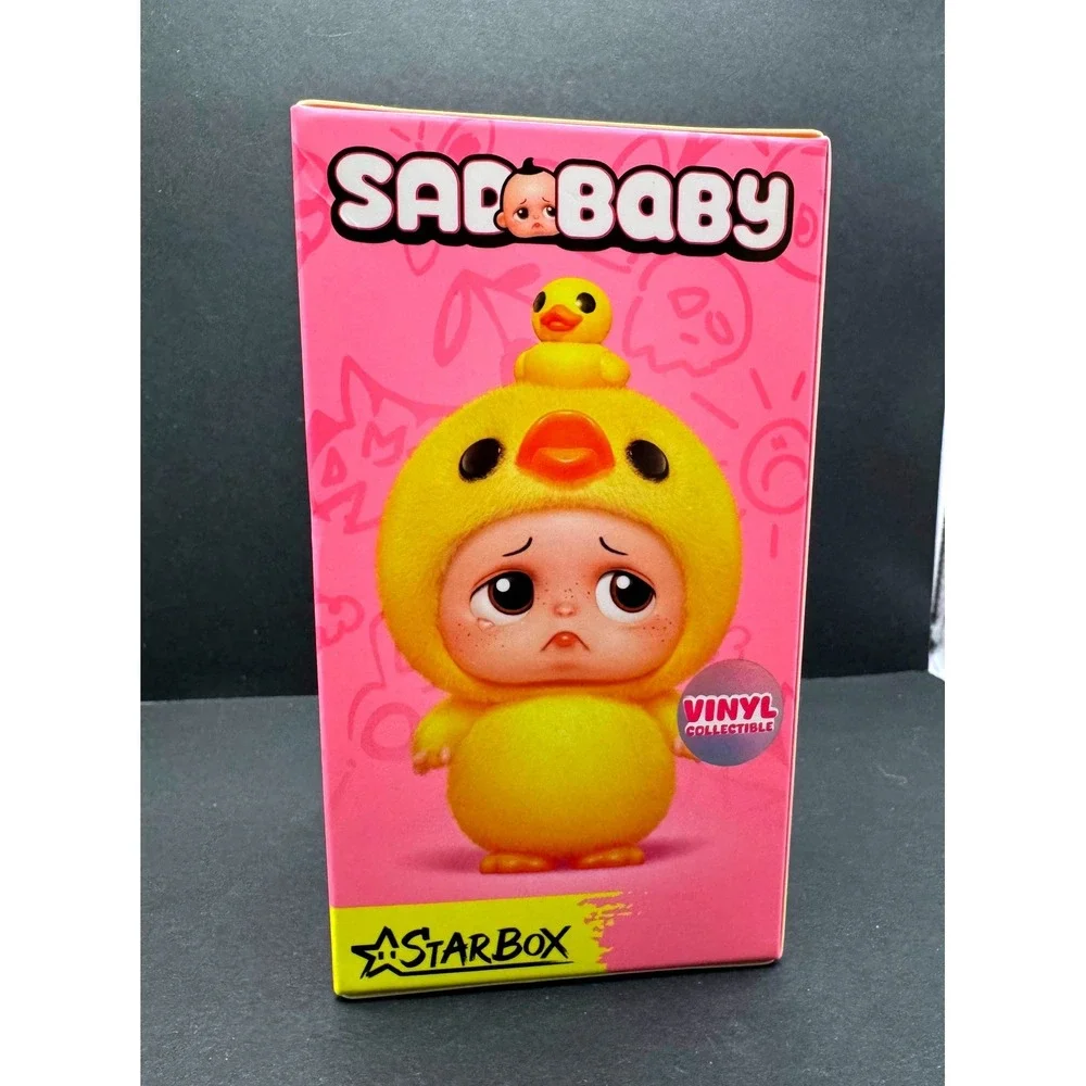 Starbox Sad Baby Vinyl Collectible Blind Box Mystery Figure Yellow Chick Series